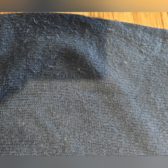 Lacoste V-Neck Sweater in Teal and Navy - Picture 7 of 8